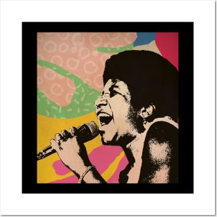 Vintage Poster - Aretha Franklin Style Posters and Art